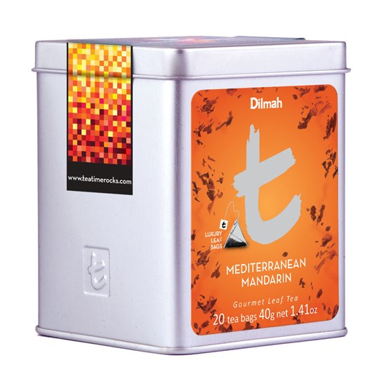 Dilmah T-series Mediterrenean Mandarin Černý čaj se středomořskou mandarinkou 20 x 2 g