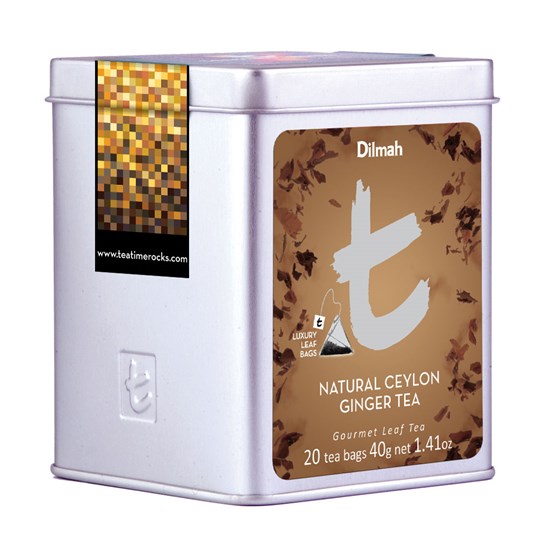 Dilmah T-series Natural Ceylon Ginger Tea Černý čaj se zázvorem 20 x 2 g