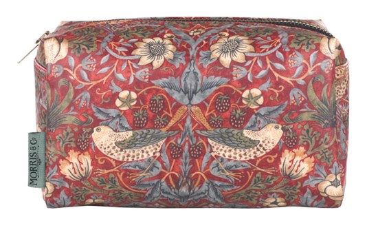 Heathcote & Ivory Morris & Co. Strawberry Thief Luxusní kosmetická taška velká