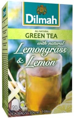 Dilmah Zelený čaj Citronová tráva a citron 20 x 1,5 g