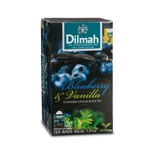Dilmah Černý čaj Borůvka a vanilka Alu 20 x 2 g