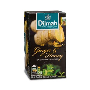 Dilmah Černý čaj Zázvor Med Alu 20 x 2 g