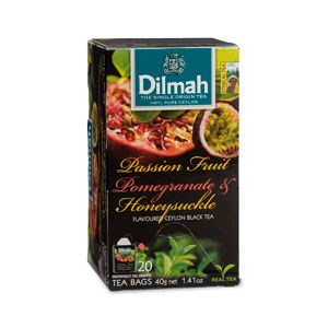 Dilmah Černý čaj Marakuja, granátové jablko a zimolez Alu 20 x 2 g