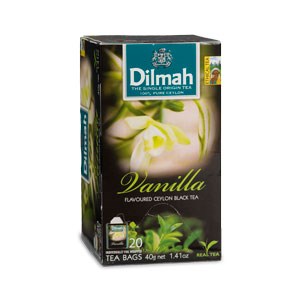Dilmah Černý čaj Vanilka Alu 20 x 2 g