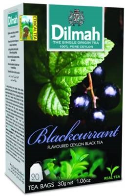 Dilmah Černý čaj Černý rybíz 20 x 1,5 g