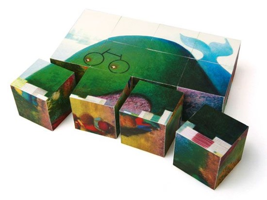 Studio Trnka Dřevěné kostky - Zahrada dřevěná krabička