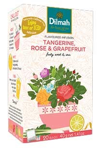 Dilmah Infusions Tangerine Rose & Grapefruit Bylinný čaj 20 x 2 g