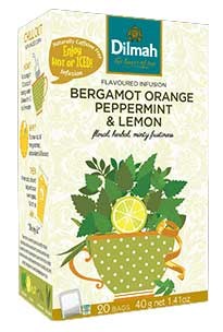 Dilmah Infusions Bergamot Orange, Peppermint & Lemon Bylinný čaj 20 x 2 g