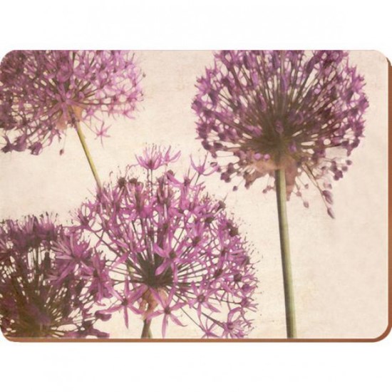 Creative Tops Purple Allium Korkové prostírání 29 x 21 cm
