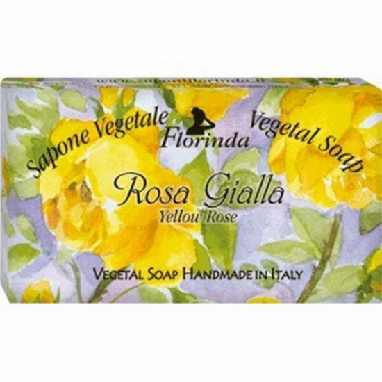 La Dispensa Florinda Rosa Gialla Italské přírodní mýdlo Žlutá růže 100 g