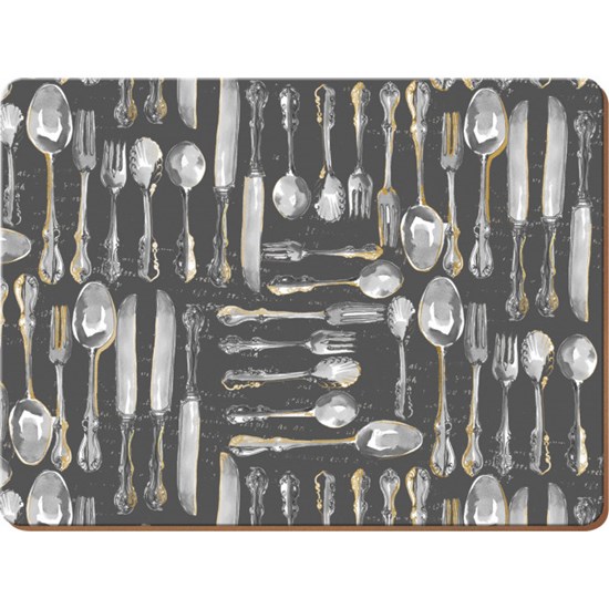 Creative Tops Premium Metallic Cutlery Korkové prostírání 30 x 23 cm