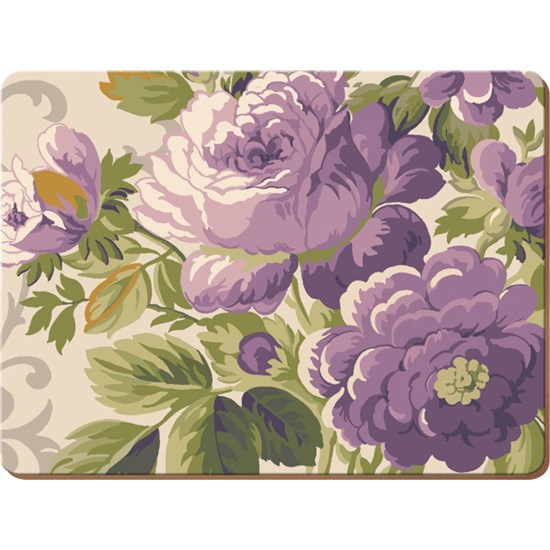 Creative Tops Everyday Home Purple Floral Korkové podložky 40 x 29 cm