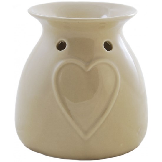 Bridgewater Candle Company Aromalampa Heart krémová