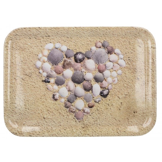 Creative Tops Everyday Home Shell Heart Melaminový tác 38,5 x 27,5 cm