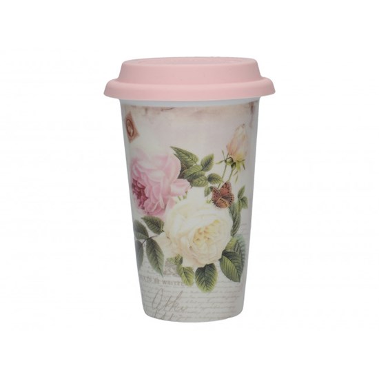 Creative Tops Rose Garden Porcelánový cestovní hrnek 350 ml