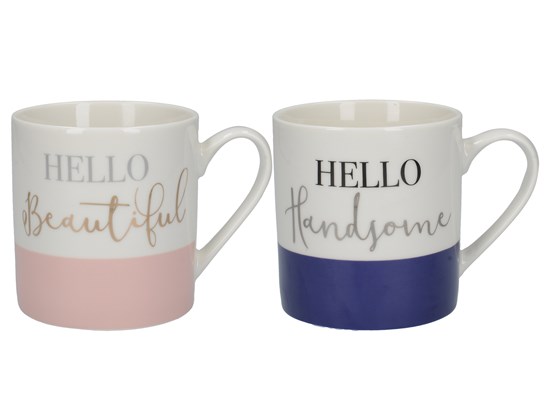 Creative Tops Ava & I Porcelánové hrnky pro něj a pro ni 2 x 450 ml