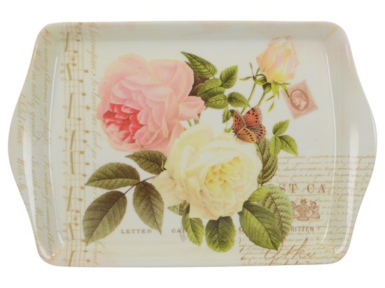 Creative Tops Rose Garden Melaminový tác 21 x 14 cm