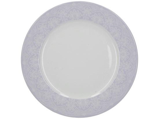 Creative Tops Katie Alice Wild Apricity Porcelánový talíř šedý lem 27 cm