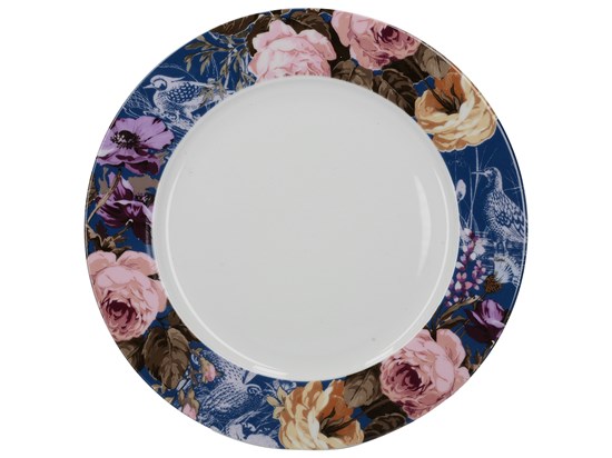 Creative Tops Katie Alice Wild Apricity Porcelánový talíř modrý okraj 27 cm