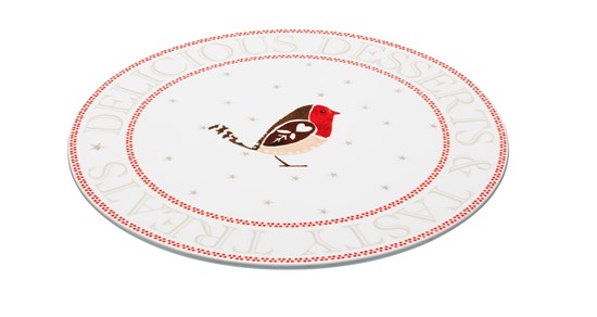 Kitchen Craft Vánoční servírovací talíř kulatý 30 cm