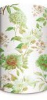 Clairefontaine Balicí papír zelené květiny 70 x 200 cm