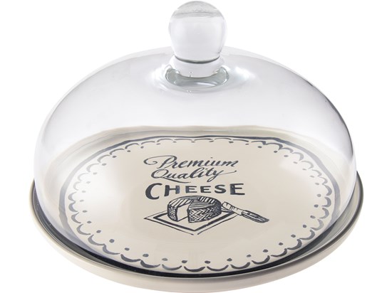 Creative Tops Gourmet Cheese Keramický talíř s poklopem 19 cm