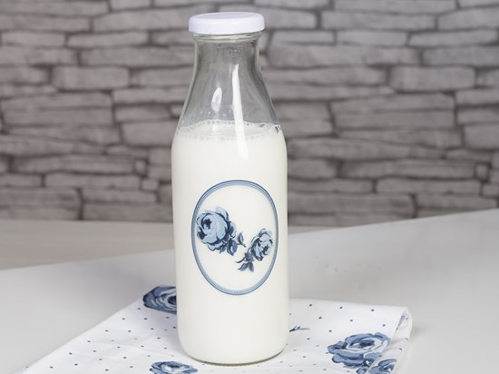 Creative Tops Katie Alice Vintage Indigo Skleněná láhev na mléko